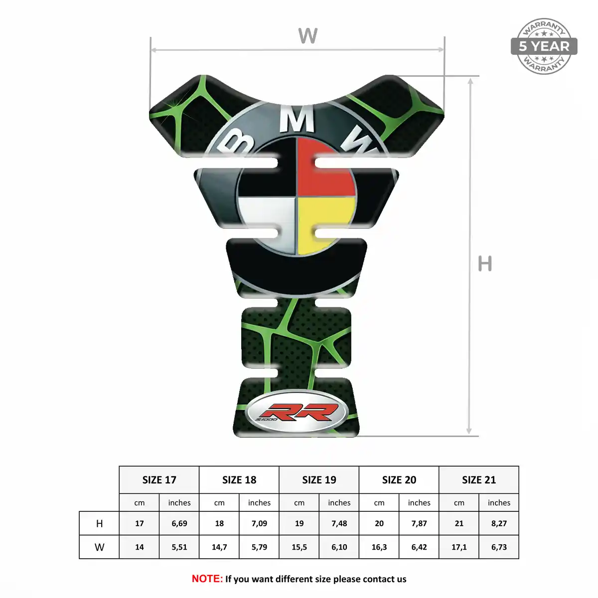 BMW Tank Protector Guards Motorcycle Elite Finish