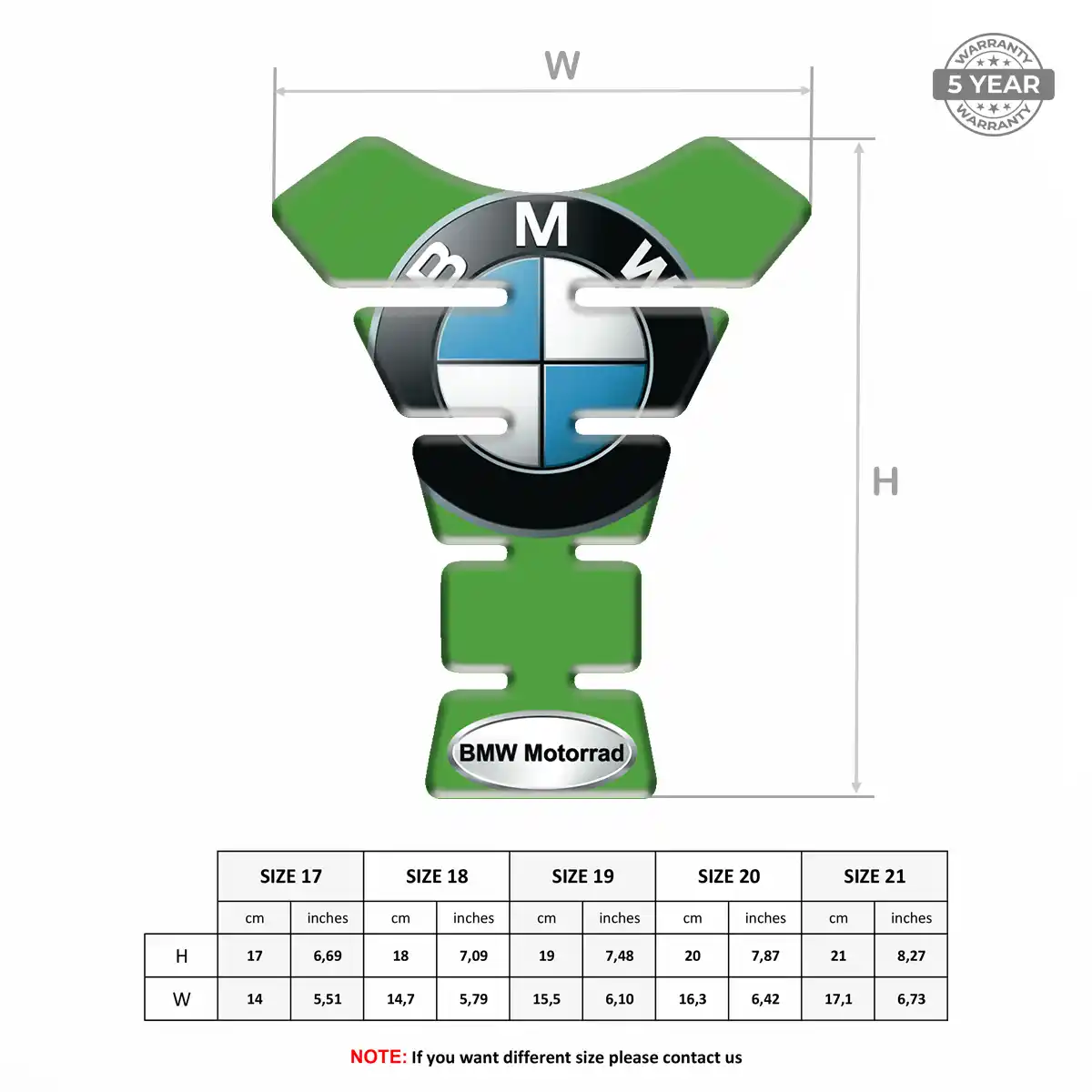 BMW Tank Protector Guards Motorcycle Prestige Line