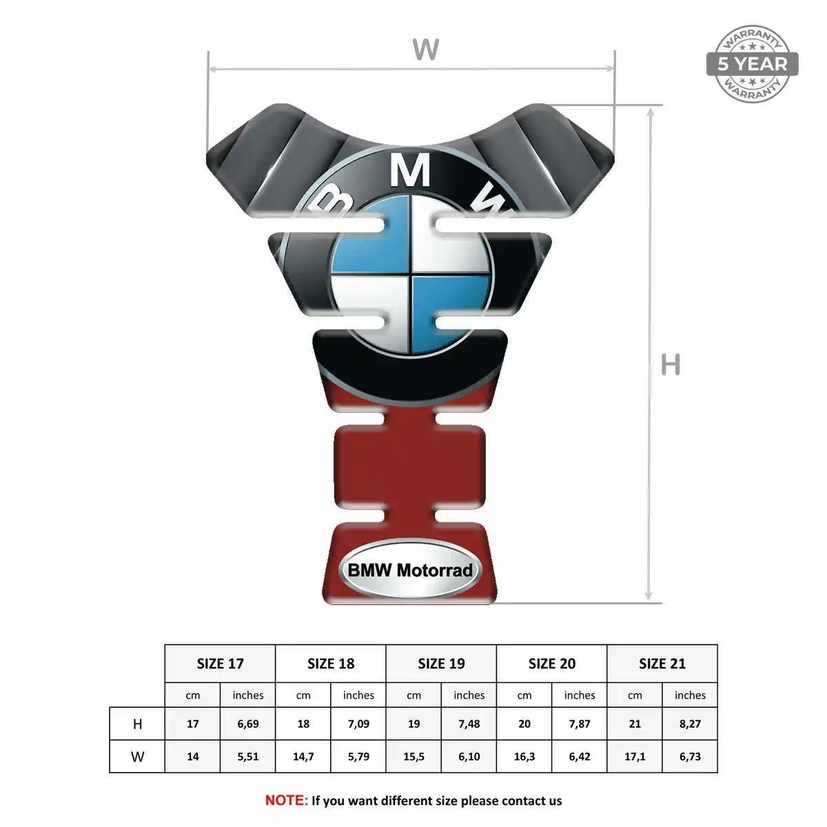 BMW Tank Protector Guards Motorcycle Refined Design
