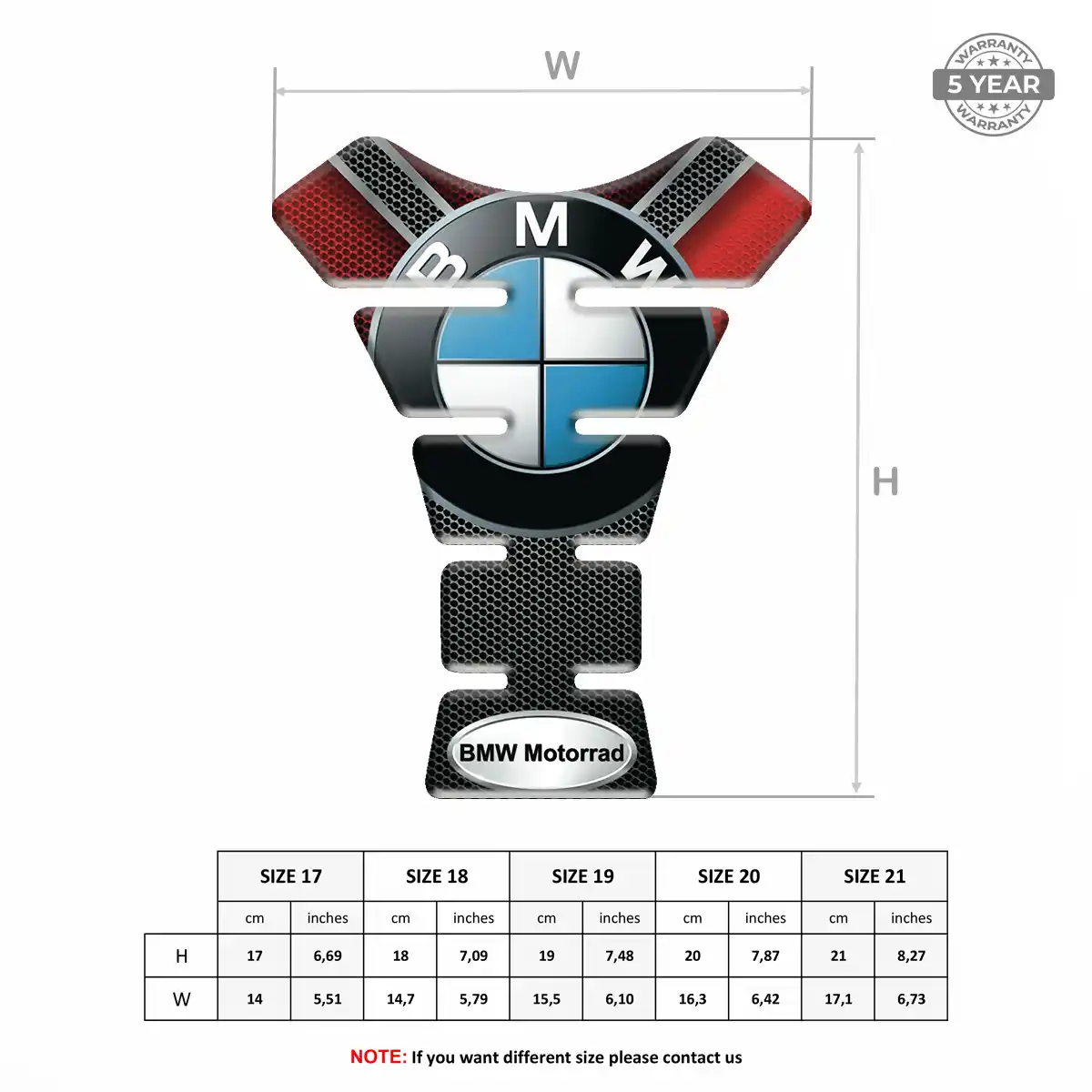 BMW Tank Protector Guards Motorcycle Superior Craft