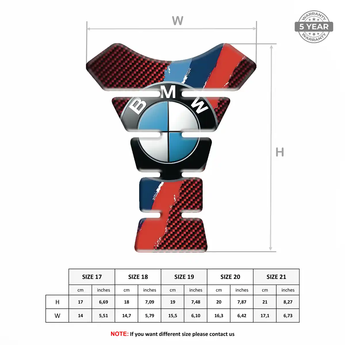 BMW Tank Protector Motorbike Exclusive Series