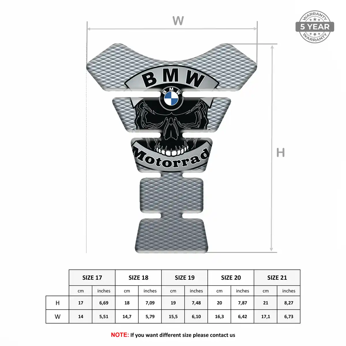 BMW Tank Protector Motorbike Noble Edition