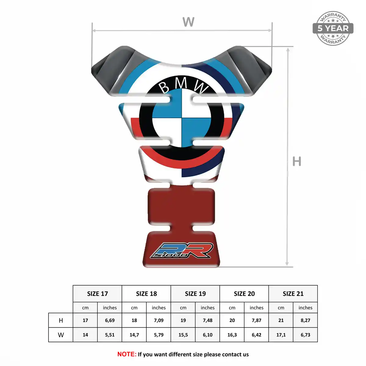 BMW Tank Protector Motorbike Signature Grade
