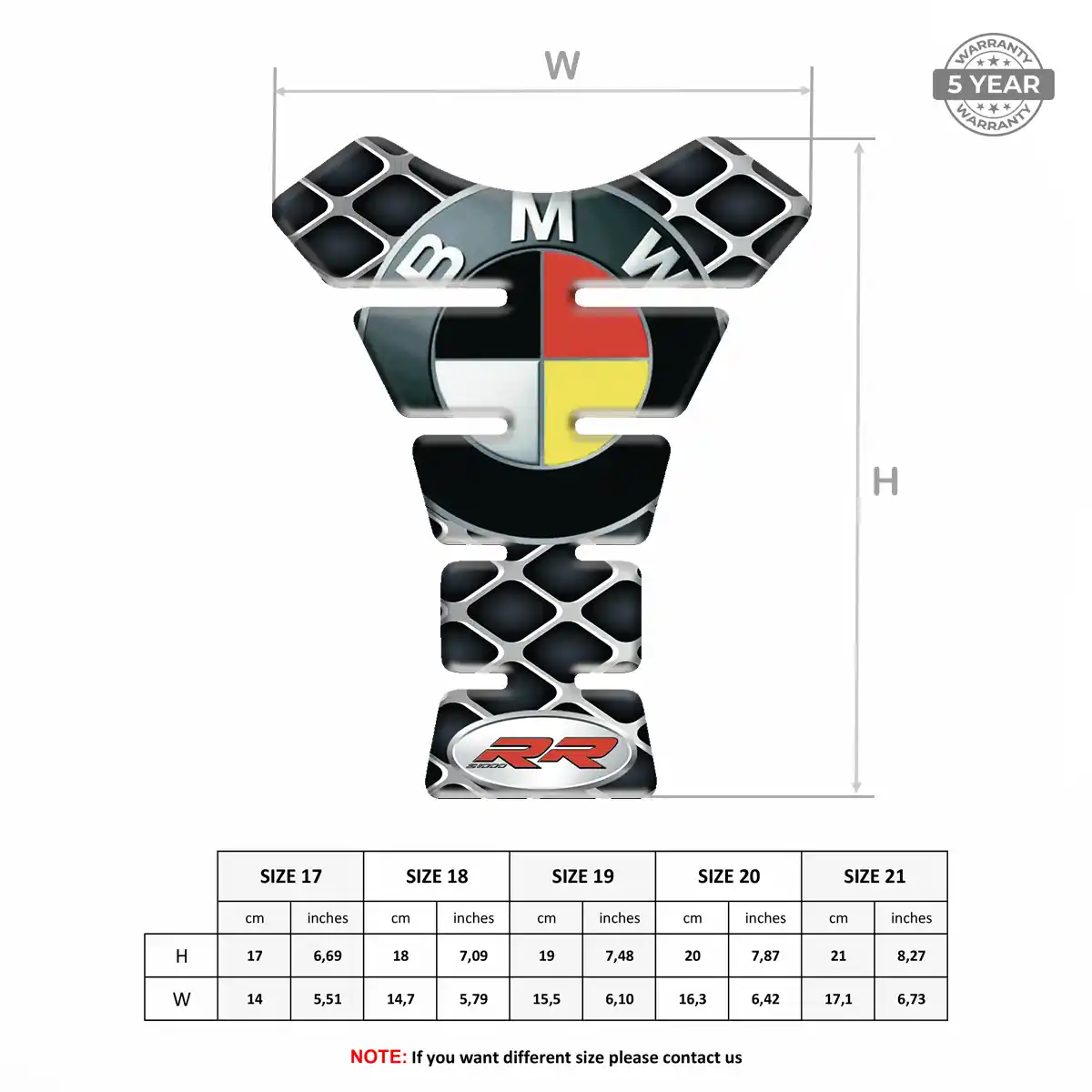 BMW Tank Protector Motorcycle Deluxe Edition