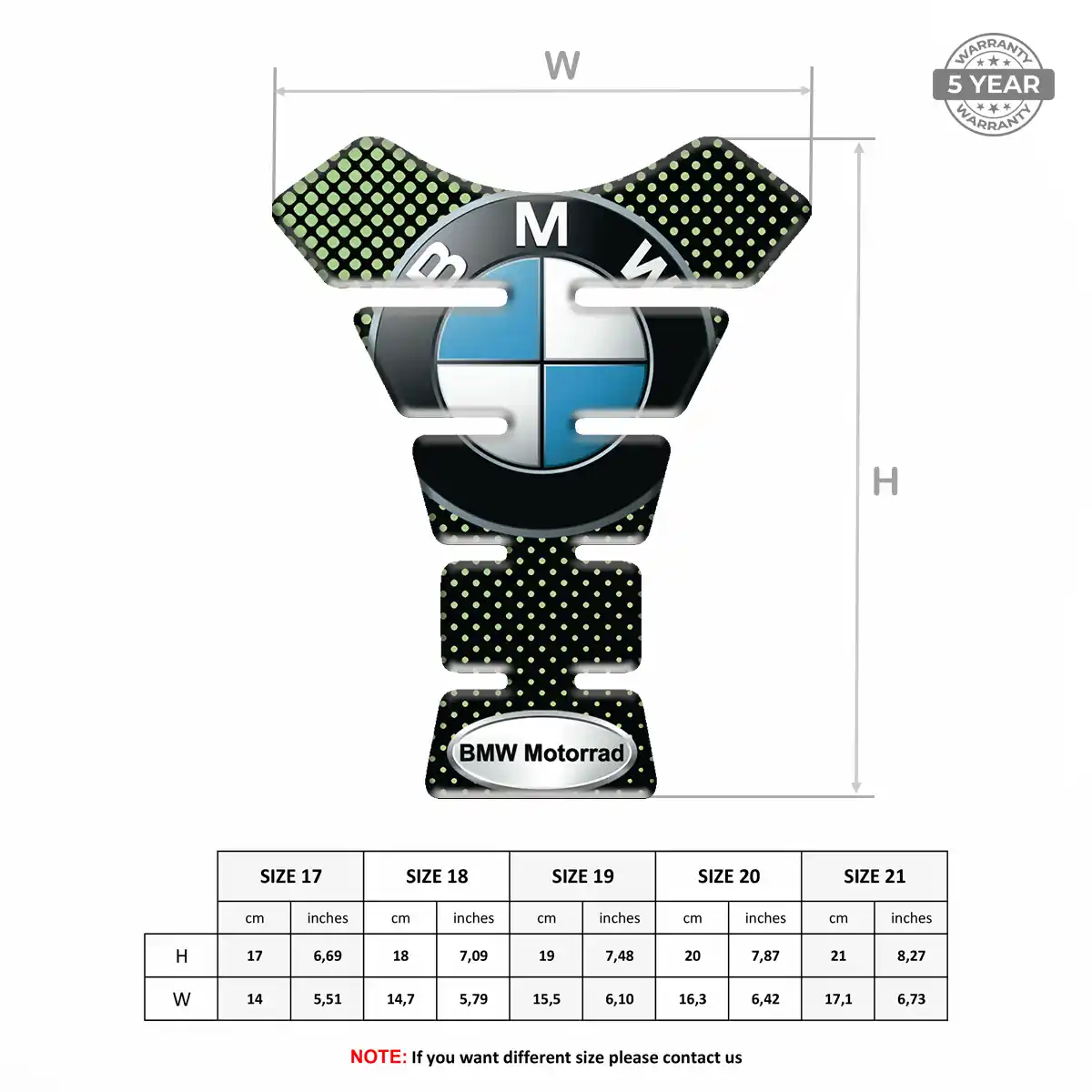 BMW Tank Protector Motorcycle Prestige Line