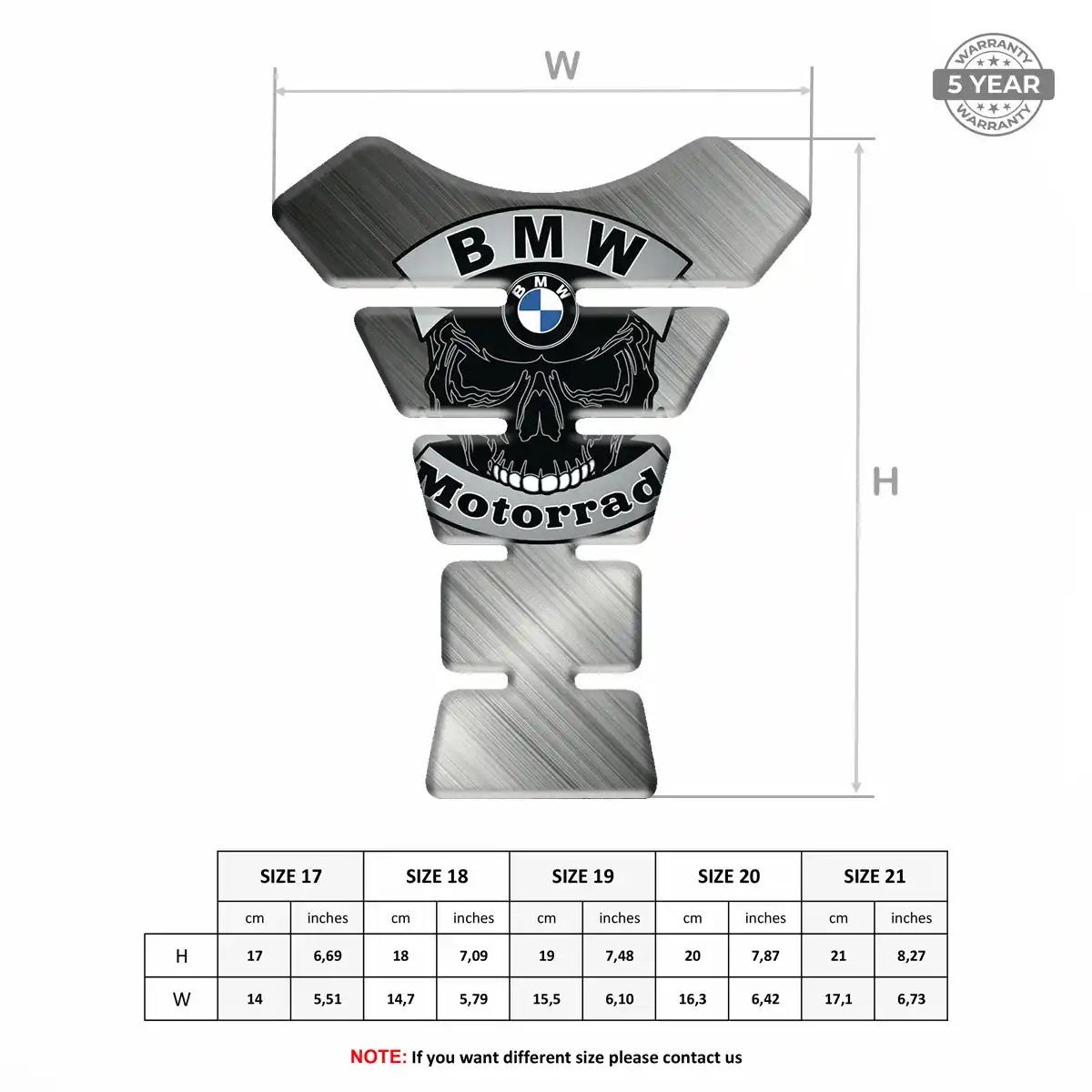 BMW Tank Protector Motorcycle Prime Quality