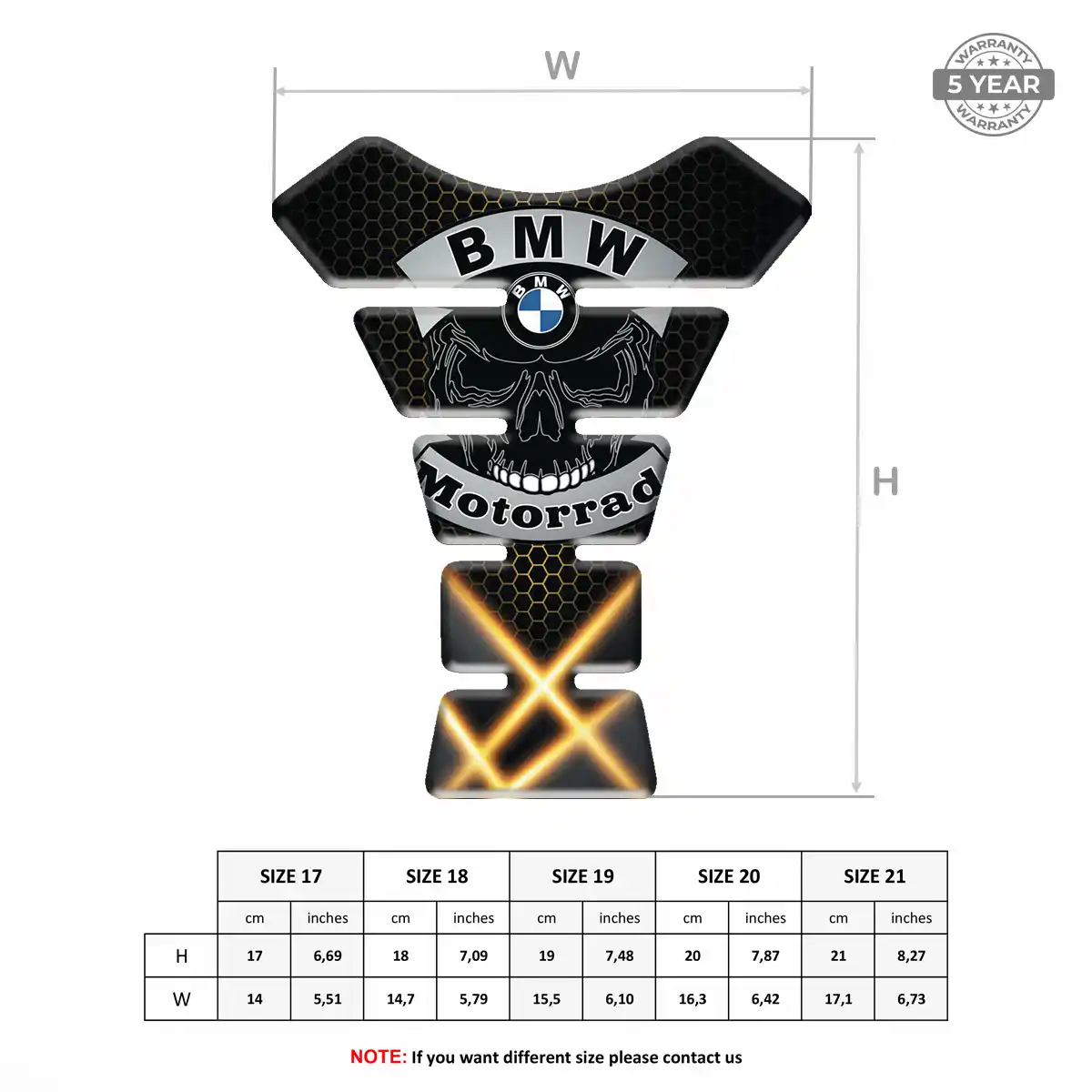 BMW Tank Protector Motorcycle Signature Grade
