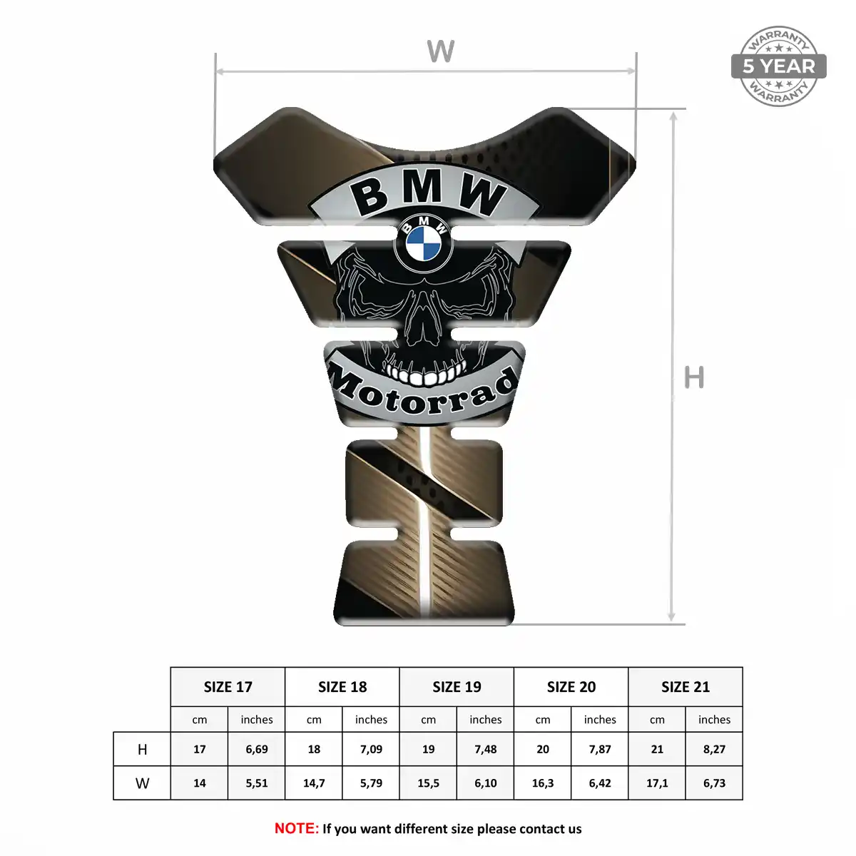 BMW Tank Protector Motorcycle Superior Craft