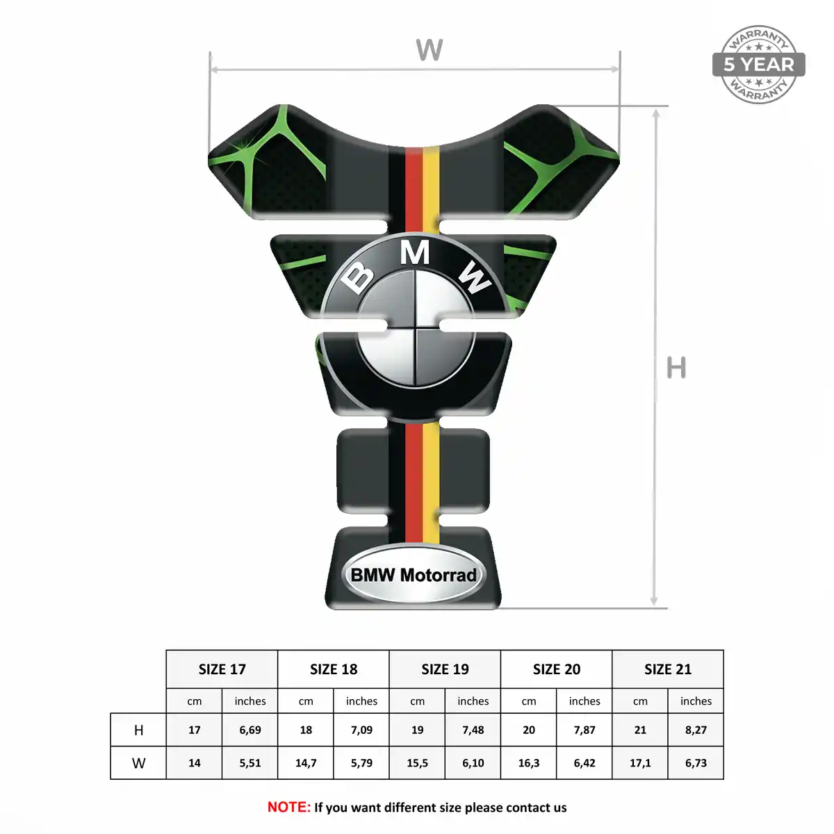 BMW Tank Protector Pad Motorbike Elite Edition
