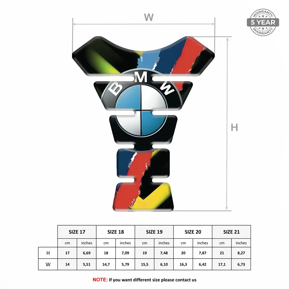 BMW Tank Protector Pad Motorcycle Exclusive Series