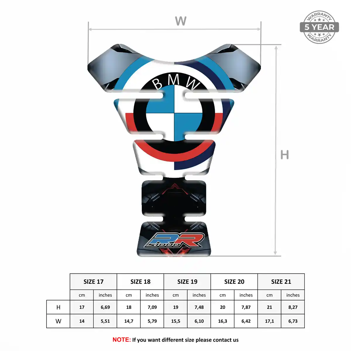 BMW Tank Protector Pad Motorcycle Noble Edition