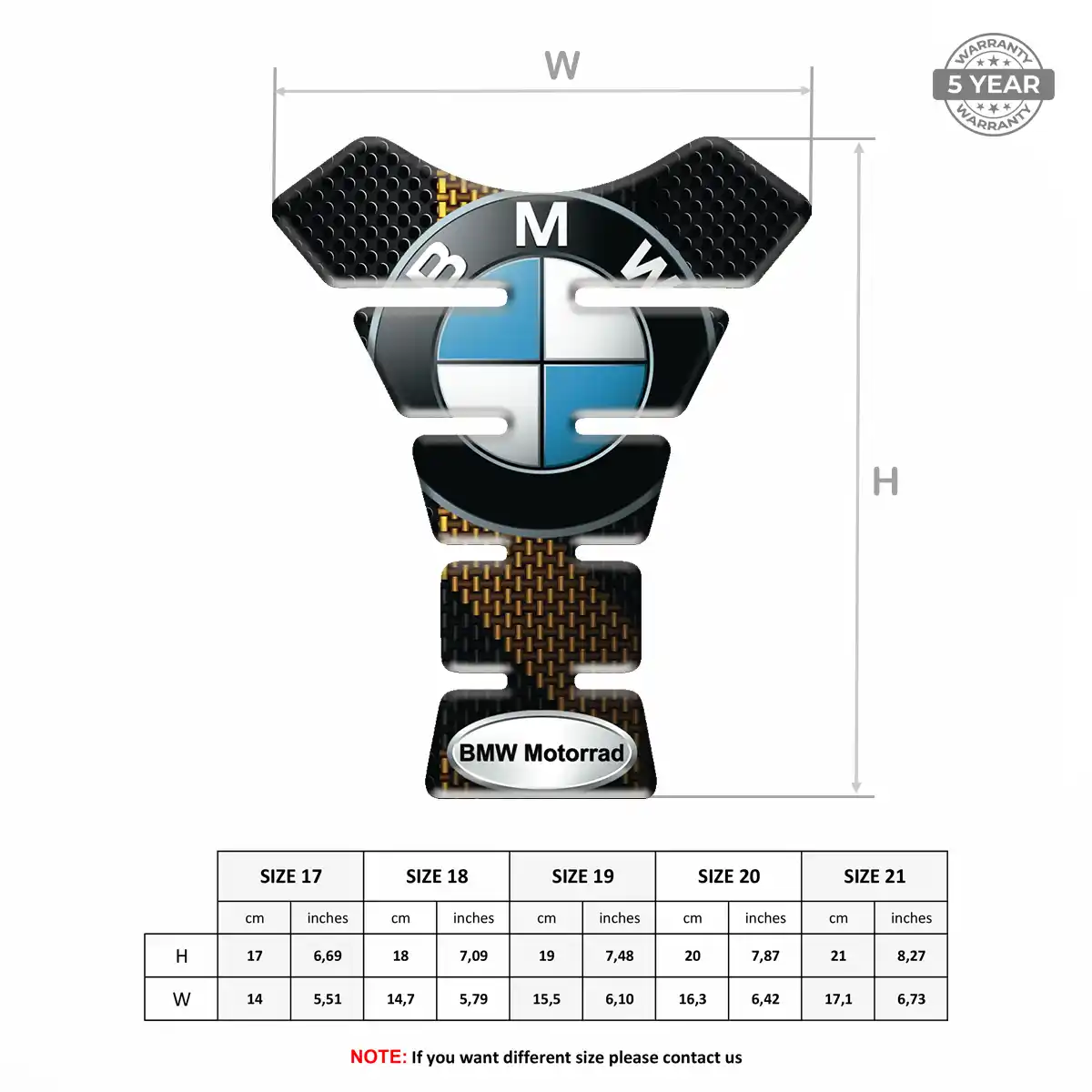 BMW Tank Protector Pad Noble Edition