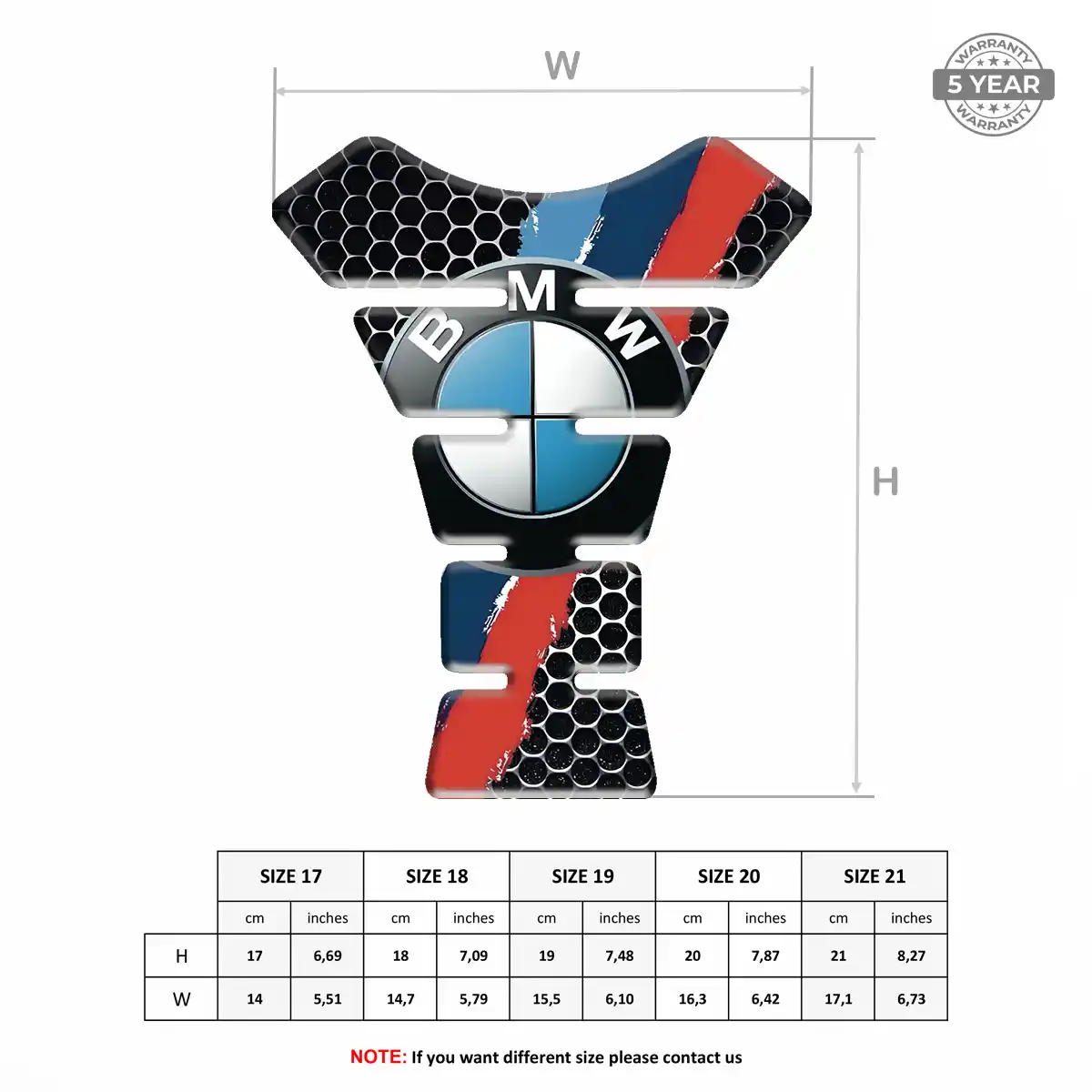 BMW Tank Protector Pad Prestige Line