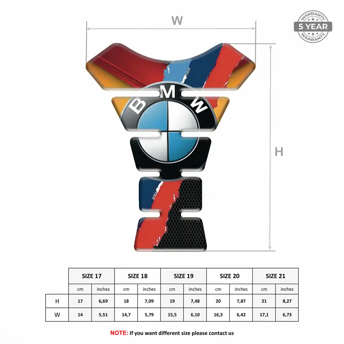 BMW Tank Protector Pads Deluxe Edition