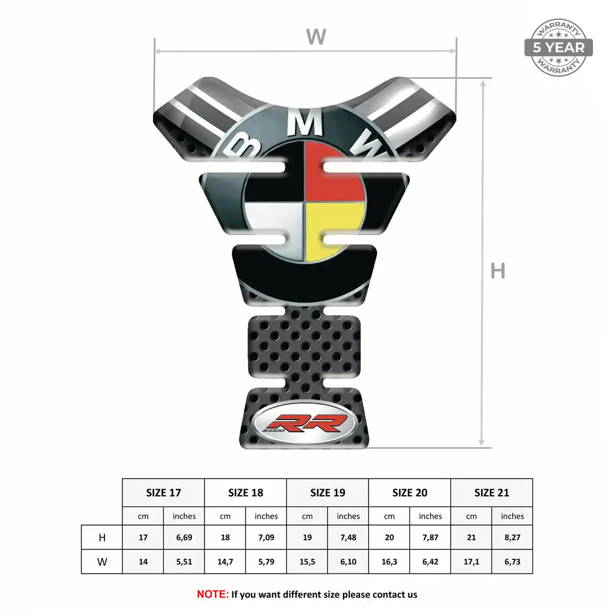 BMW Tank Protector Pads Elite Edition