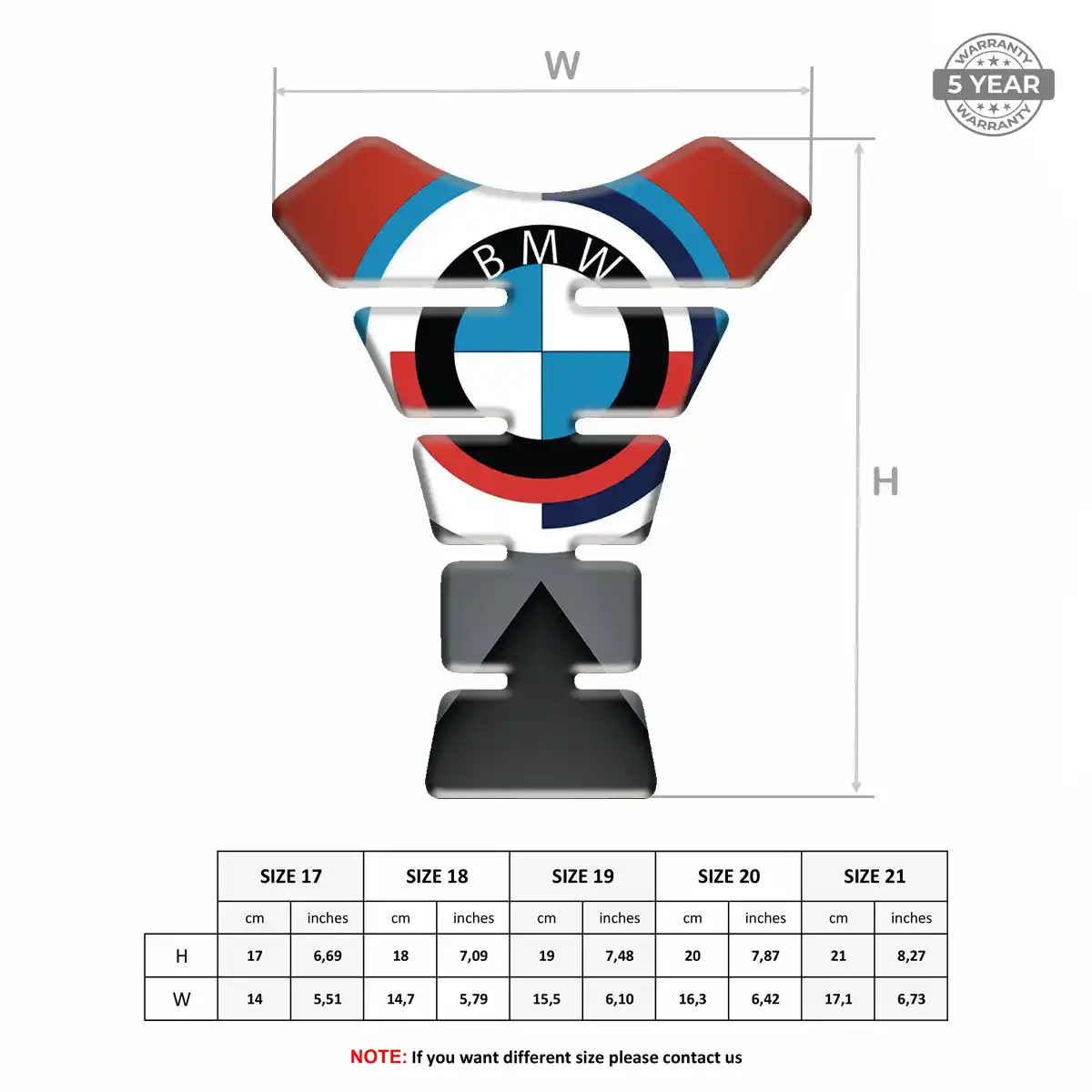 BMW Tank Protector Pads Motorbike Exclusive Series