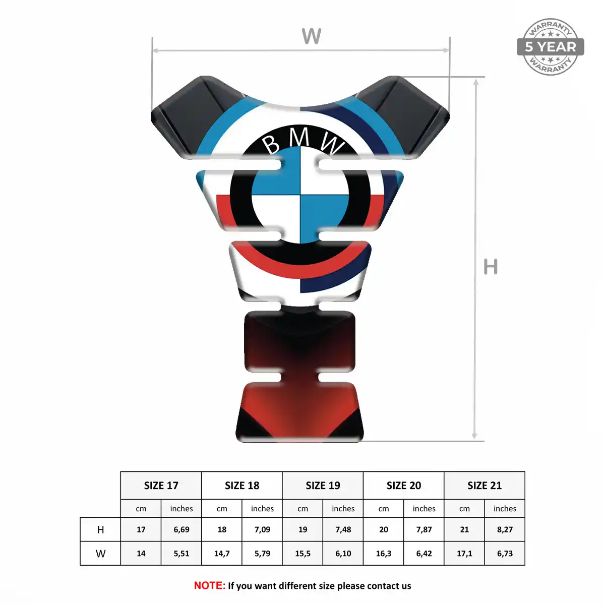 BMW Tank Protector Pads Motorcycle Elite Edition