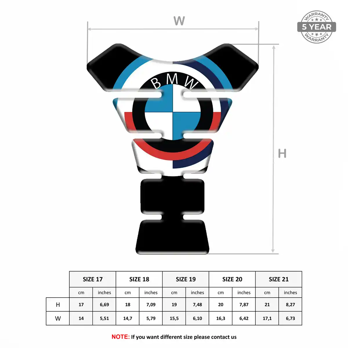 BMW Tank Protector Pads Motorcycle Superior Craft