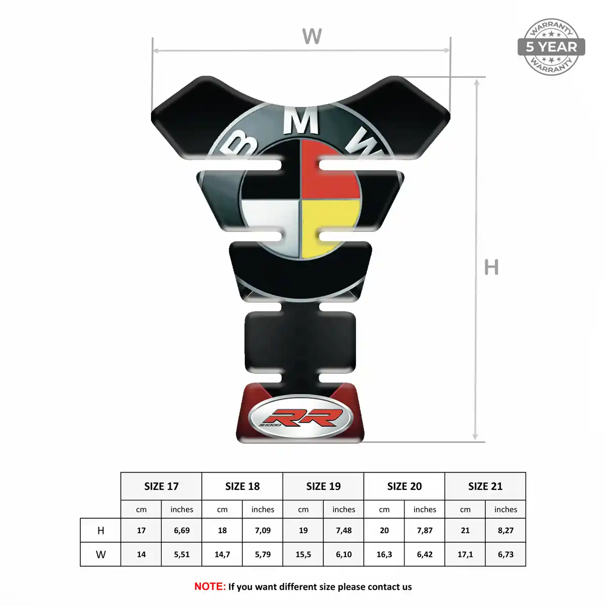 BMW Tank Protector Pads Noble Edition