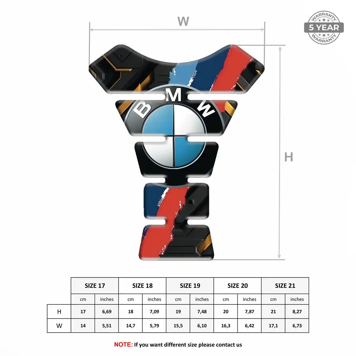 BMW Tank Protector Pads Opulent Line