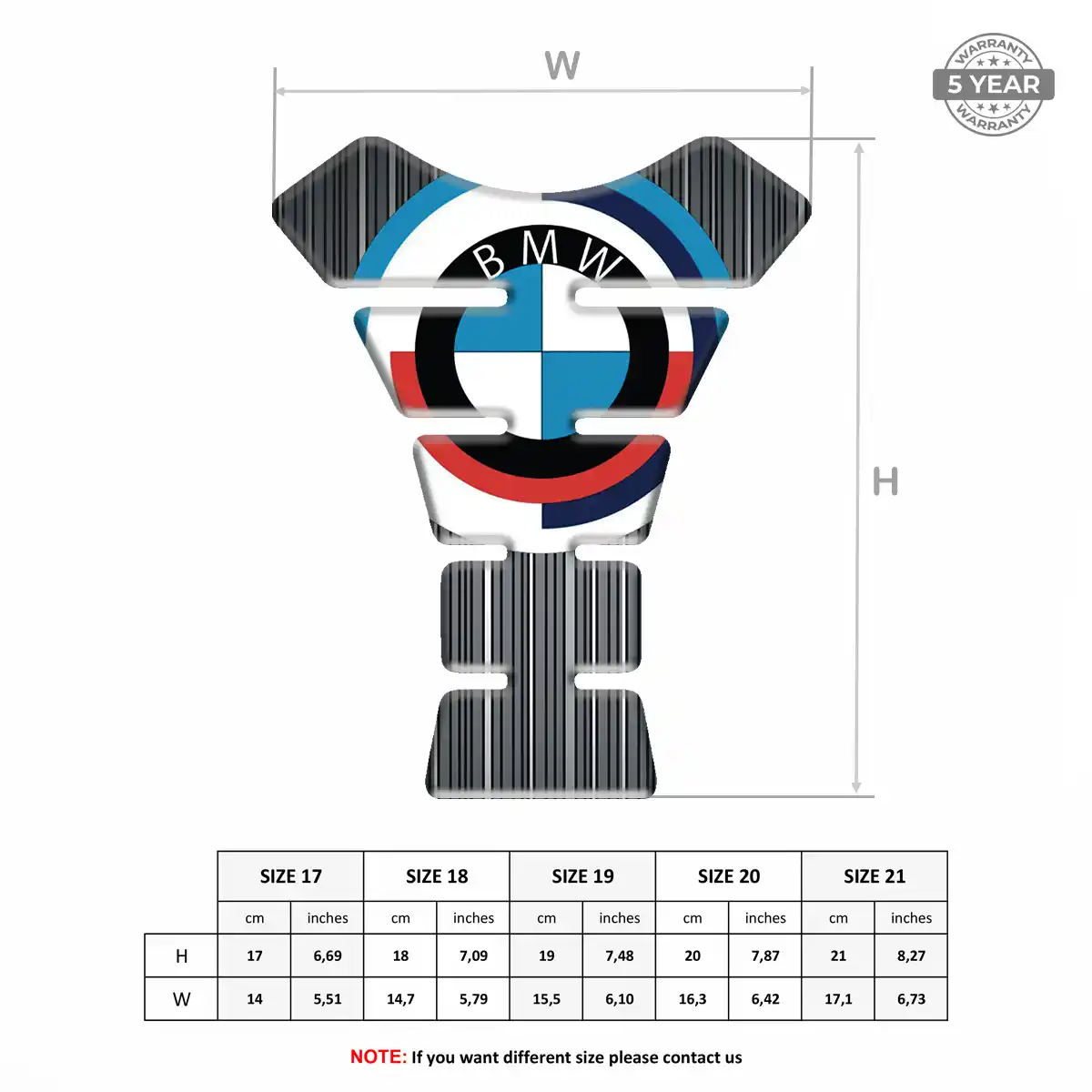 BMW Tank Protector Pads Prime Quality