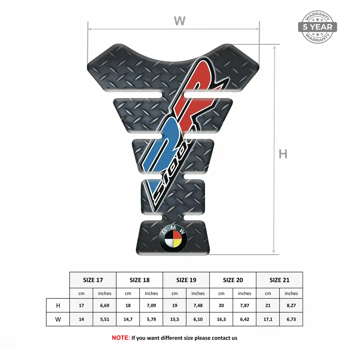 BMW Tank Protector Pads Refined Design