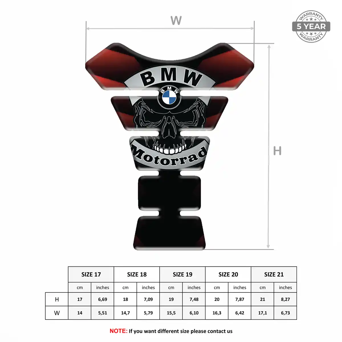 BMW Tank Protector Pads Signature Grade