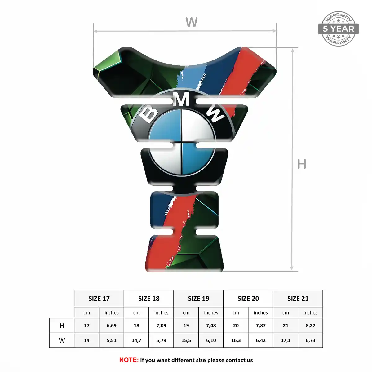BMW Tank Protector Pads Superior Craft