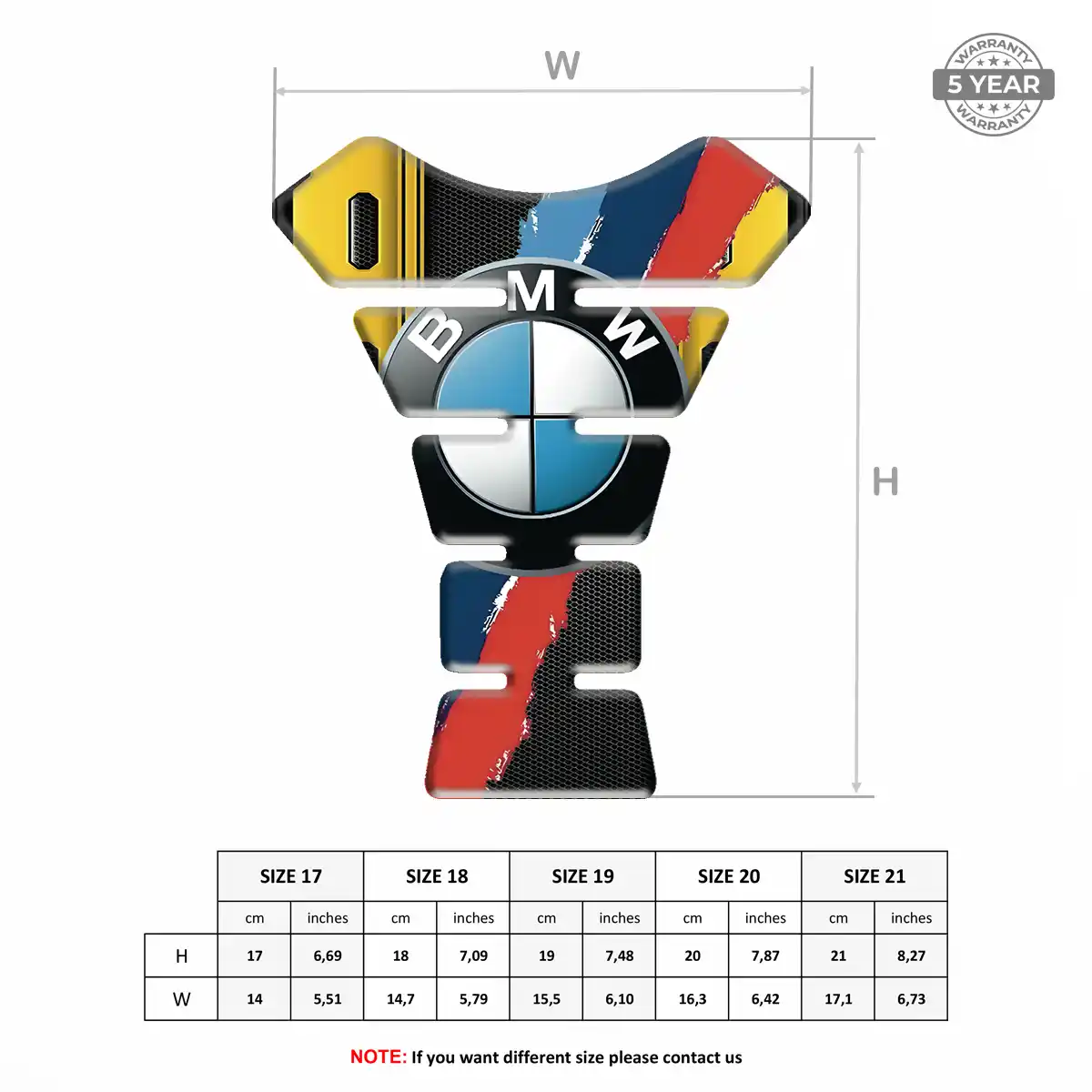 BMW Tank Scratch Protector Sleek Style