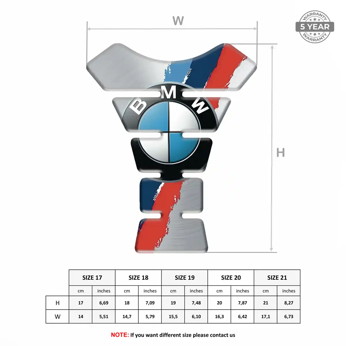 BMW Tank Sticker Exclusive Series