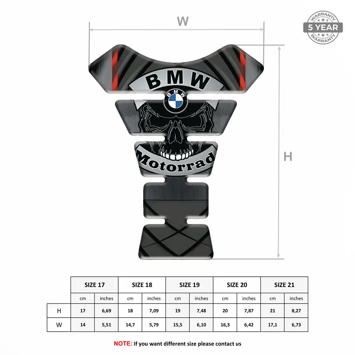 BMW Tank Sticker Prestige Line