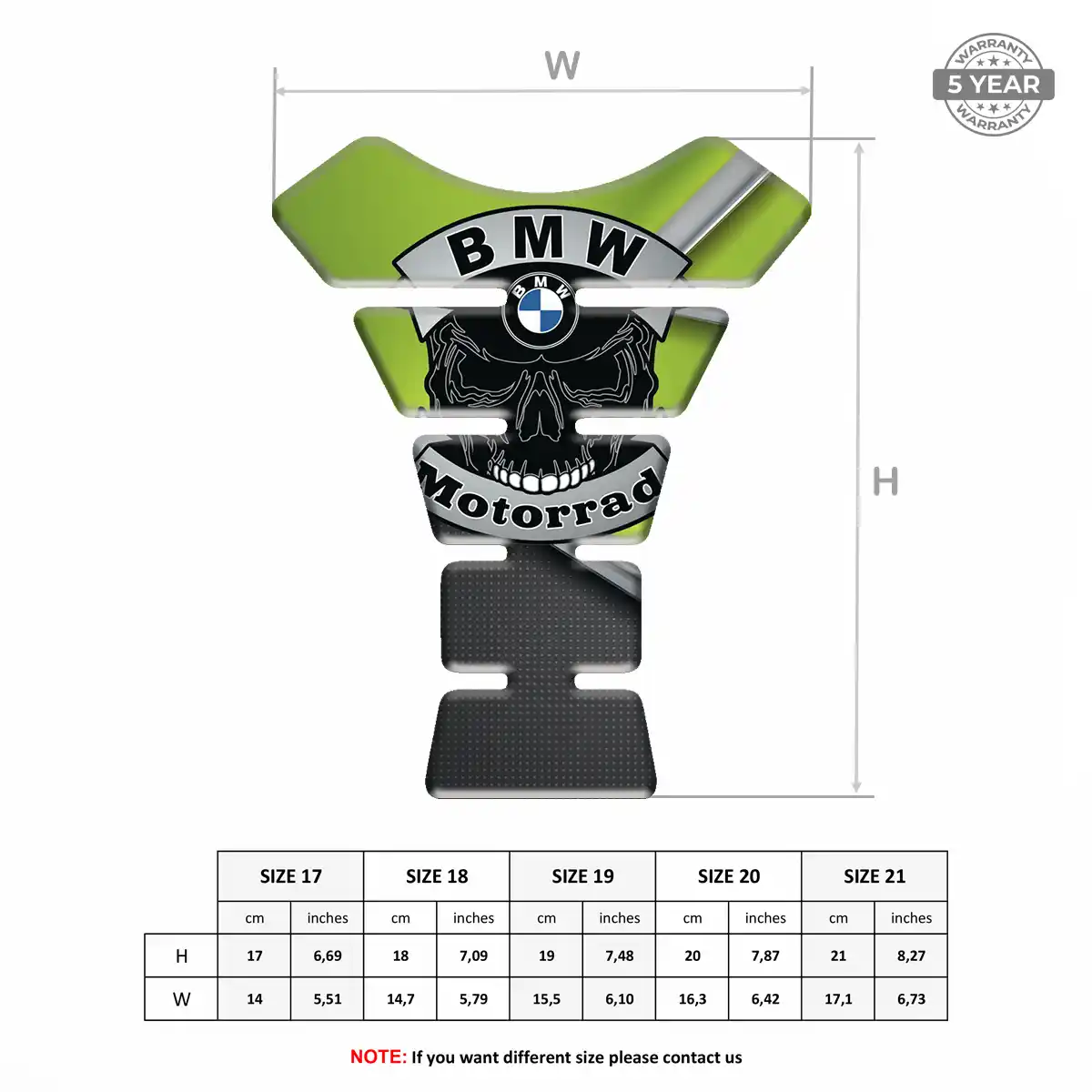 BMW Tank Sticker Prime Quality