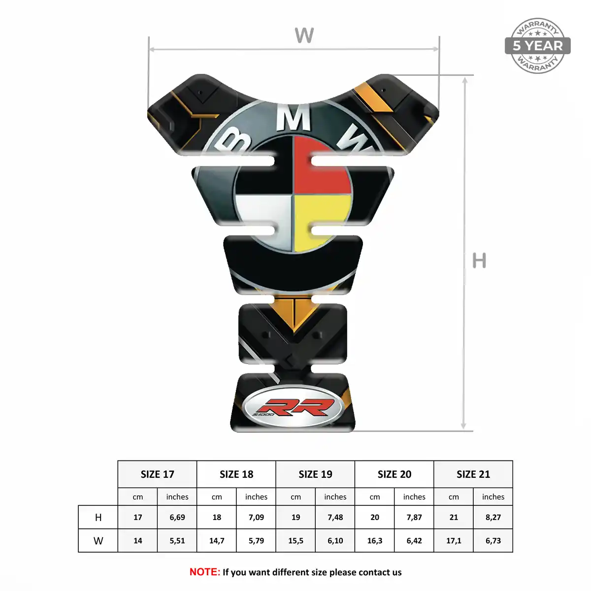 BMW Tank Sticker Superior Craft