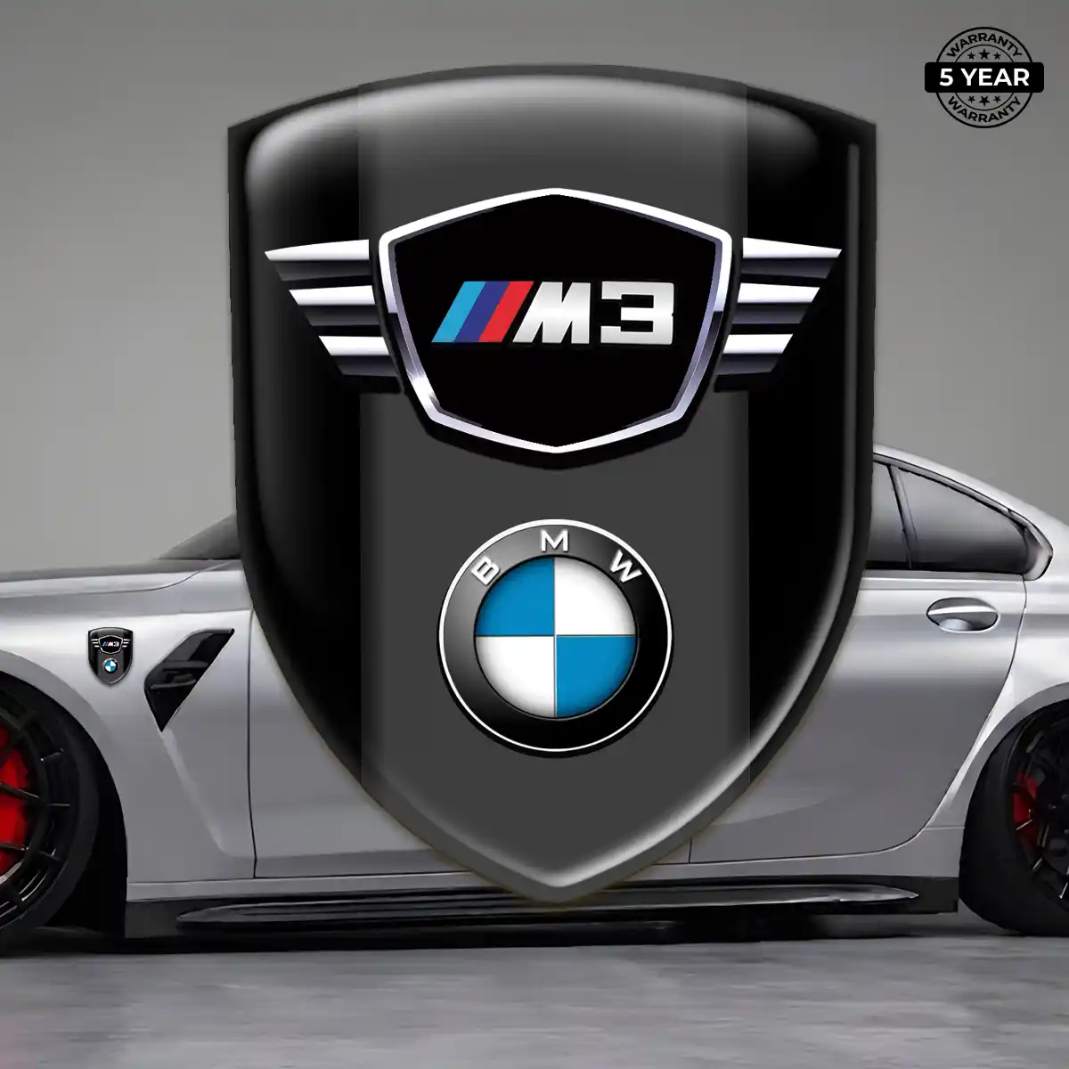 BMW Vehicle Logo Sticker Refined Design