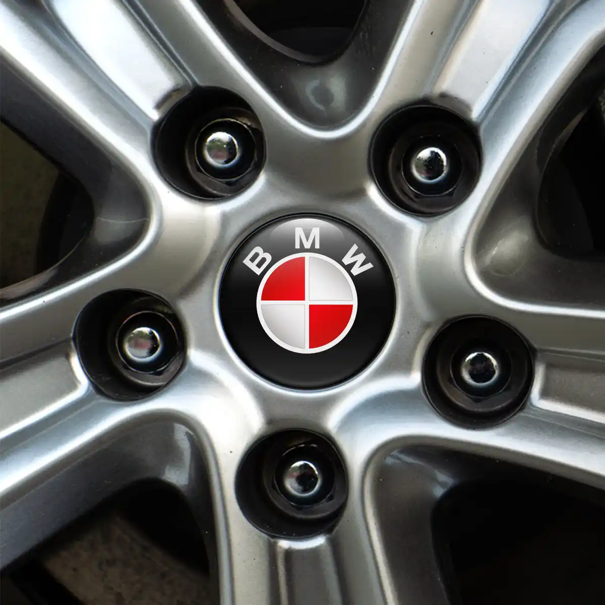 BMW Wheel Emblem Self-Adhesive Stylish Design