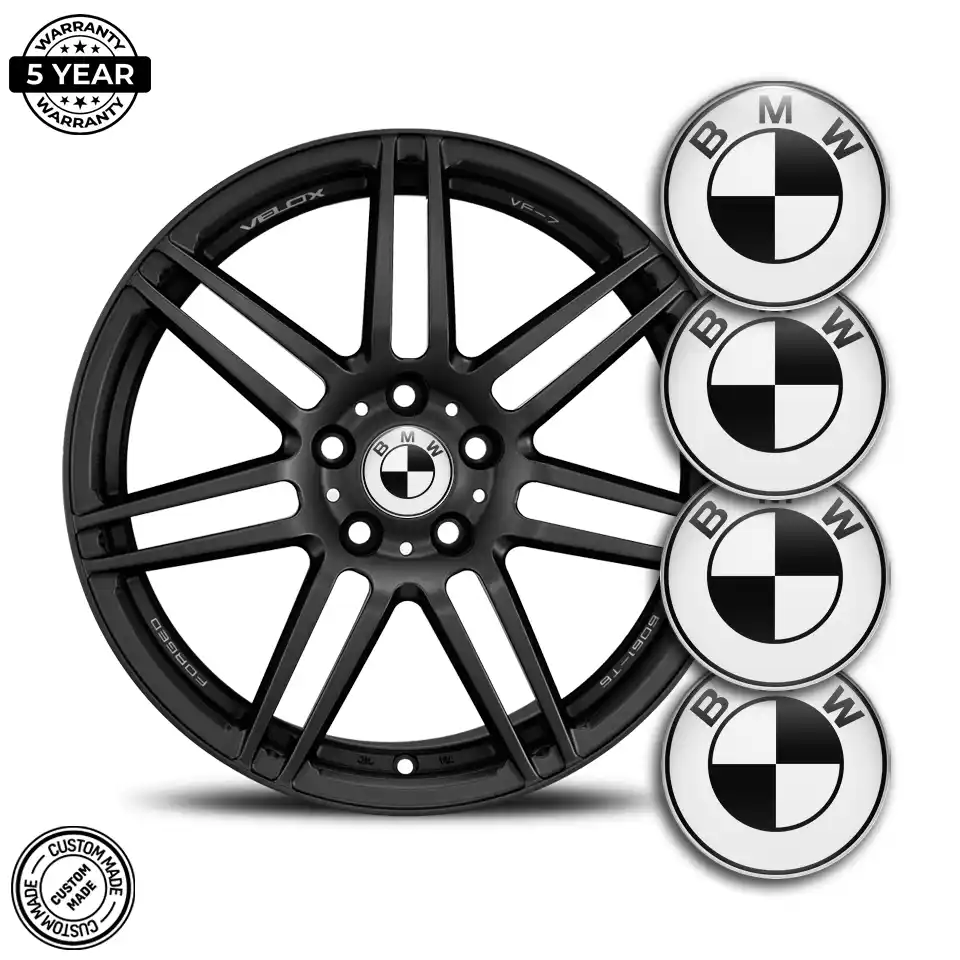 BMW Wheel Emblems Stylish Design
