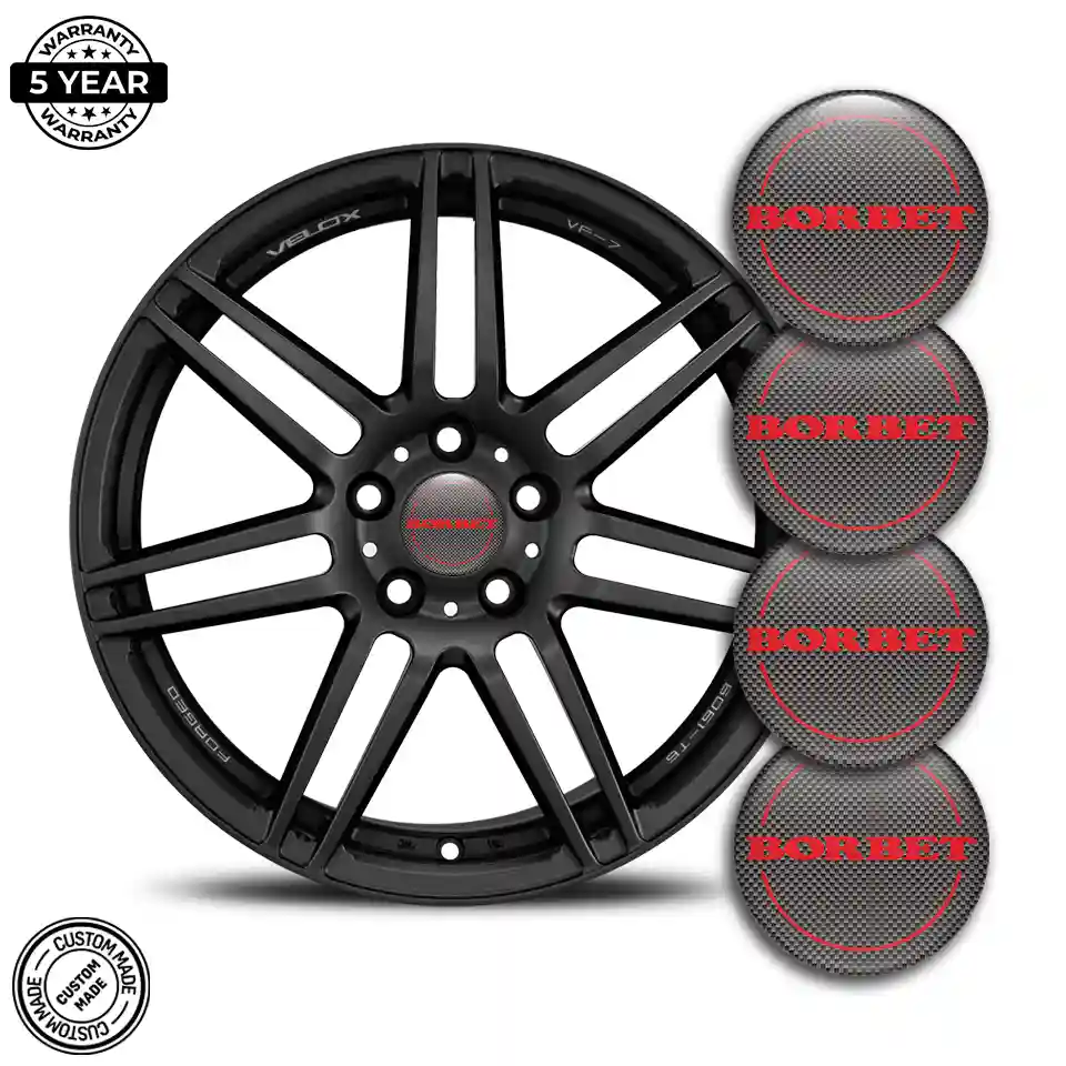 Borbet Badge Emblems Center Cap High Quality