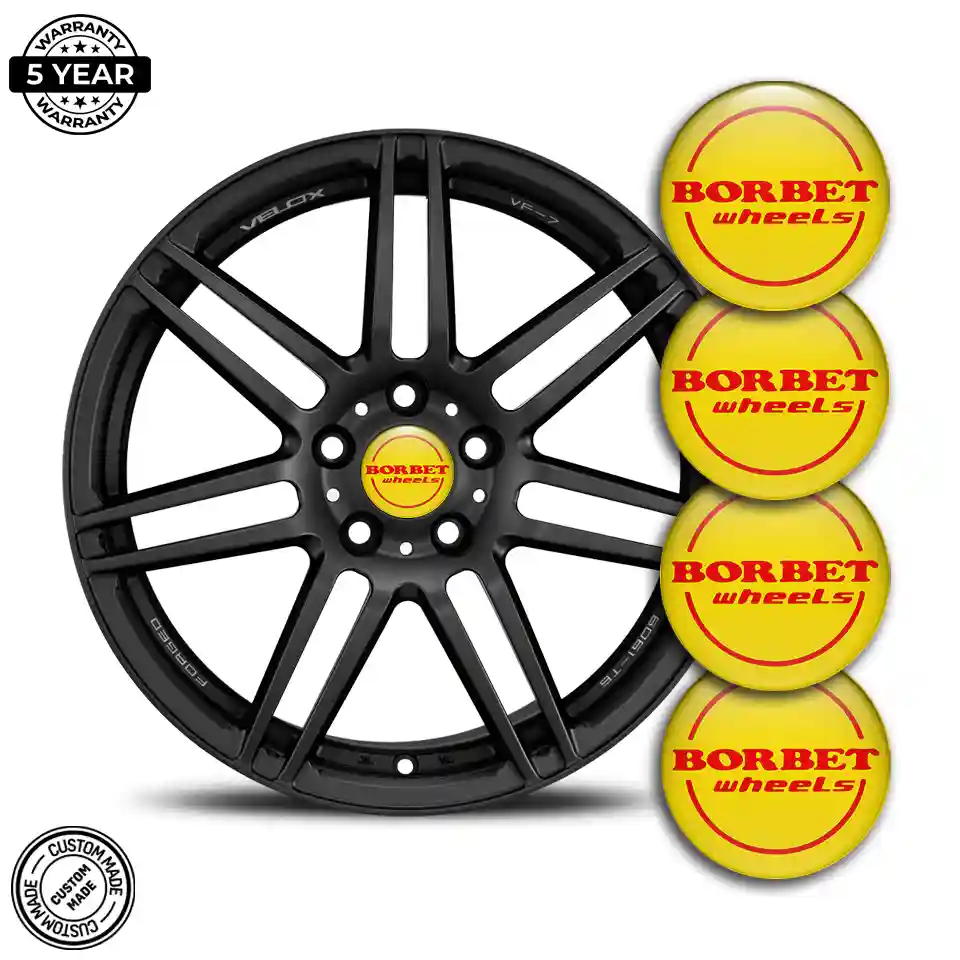 Borbet Badge Emblems Center Cap Premium Edition