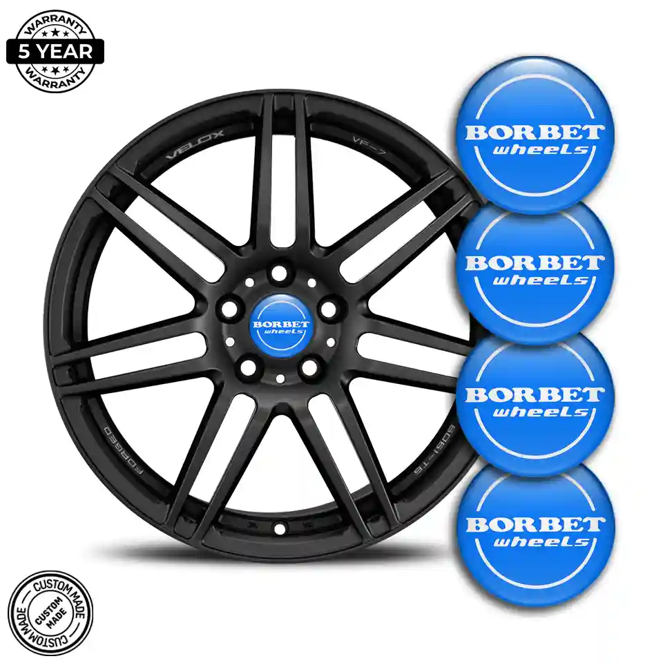 Borbet Badge Emblems Center Cap Premium Quality