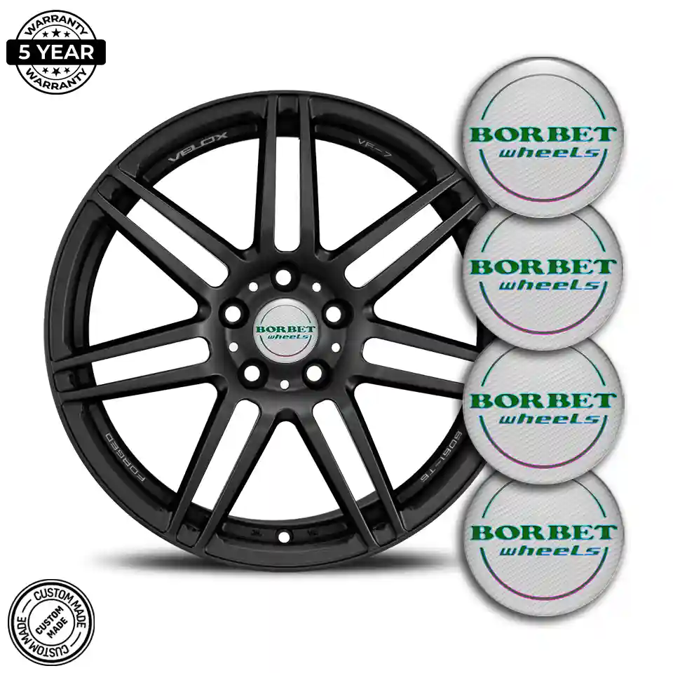 Borbet Domed Emblem Stylish Design