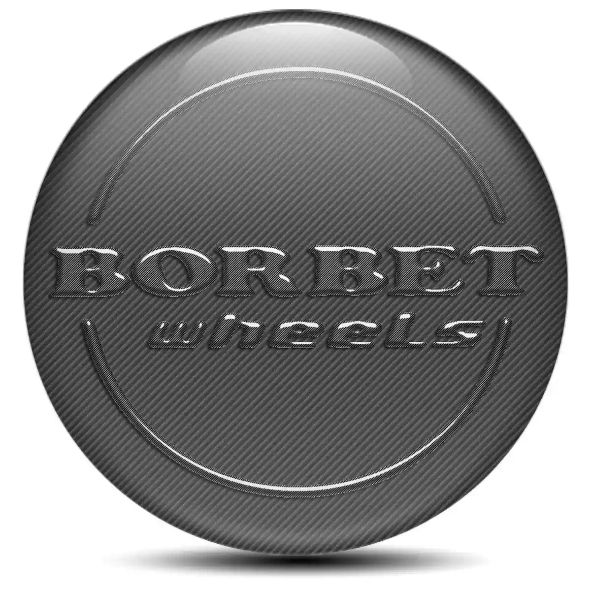 Borbet Emblem Center Hub Cap Self-Adhesive Stylish Design