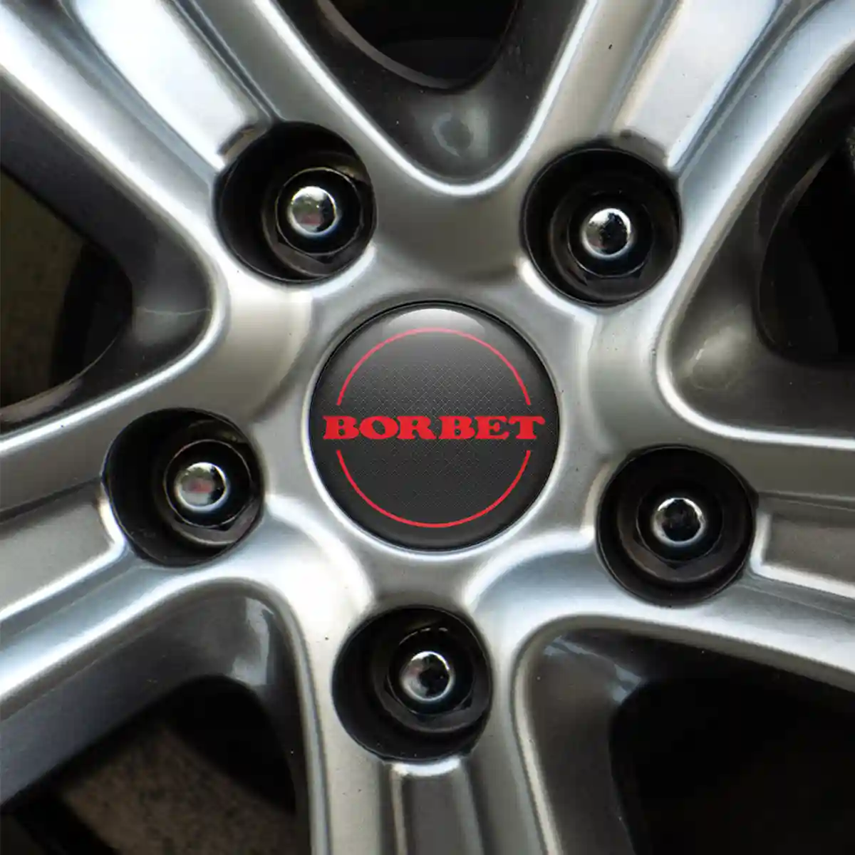 Borbet Emblem Epoxy Self-Adhesive Stylish Design