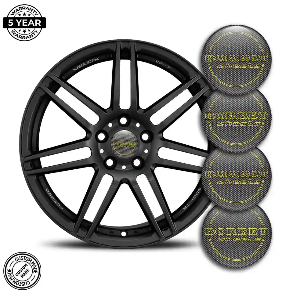 Borbet Epoxy Sticker Stylish Design
