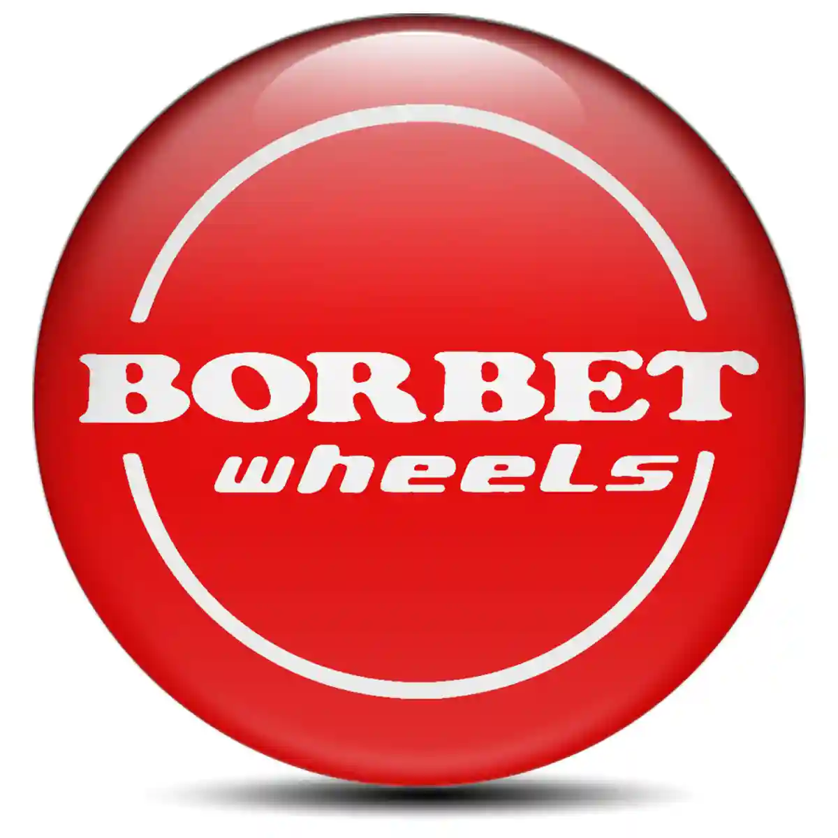 Borbet Logo Silicone Badge High Quality