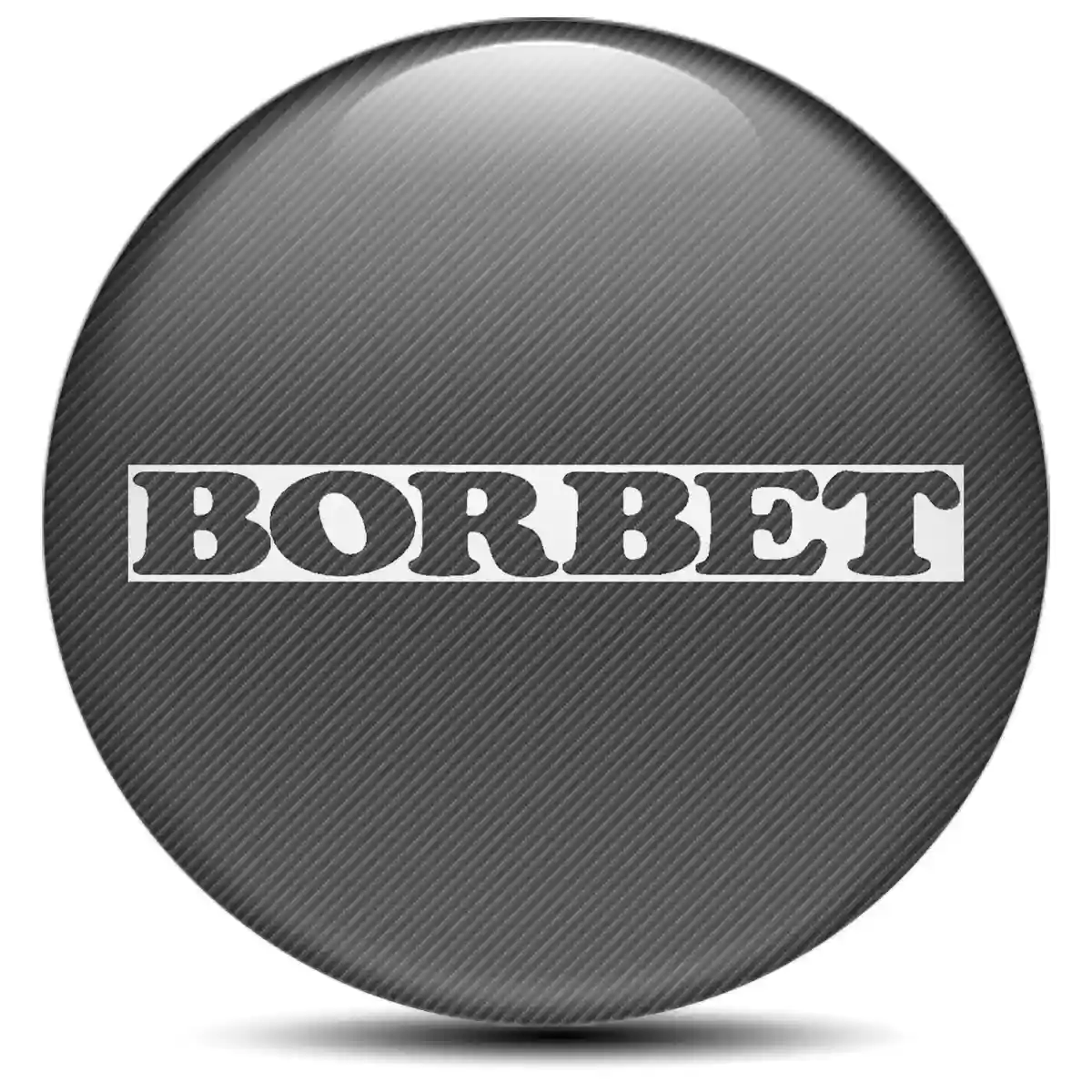 Borbet Logo Silicone Badge Self-Adhesive High Quality