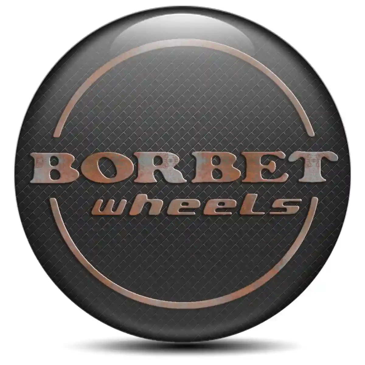Borbet Logo Silicone Badge Self-Adhesive Premium Edition