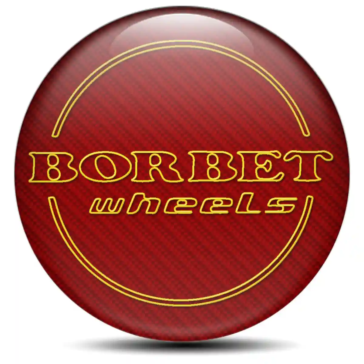 Borbet Logo Silicone Badge Self-Adhesive Premium Quality