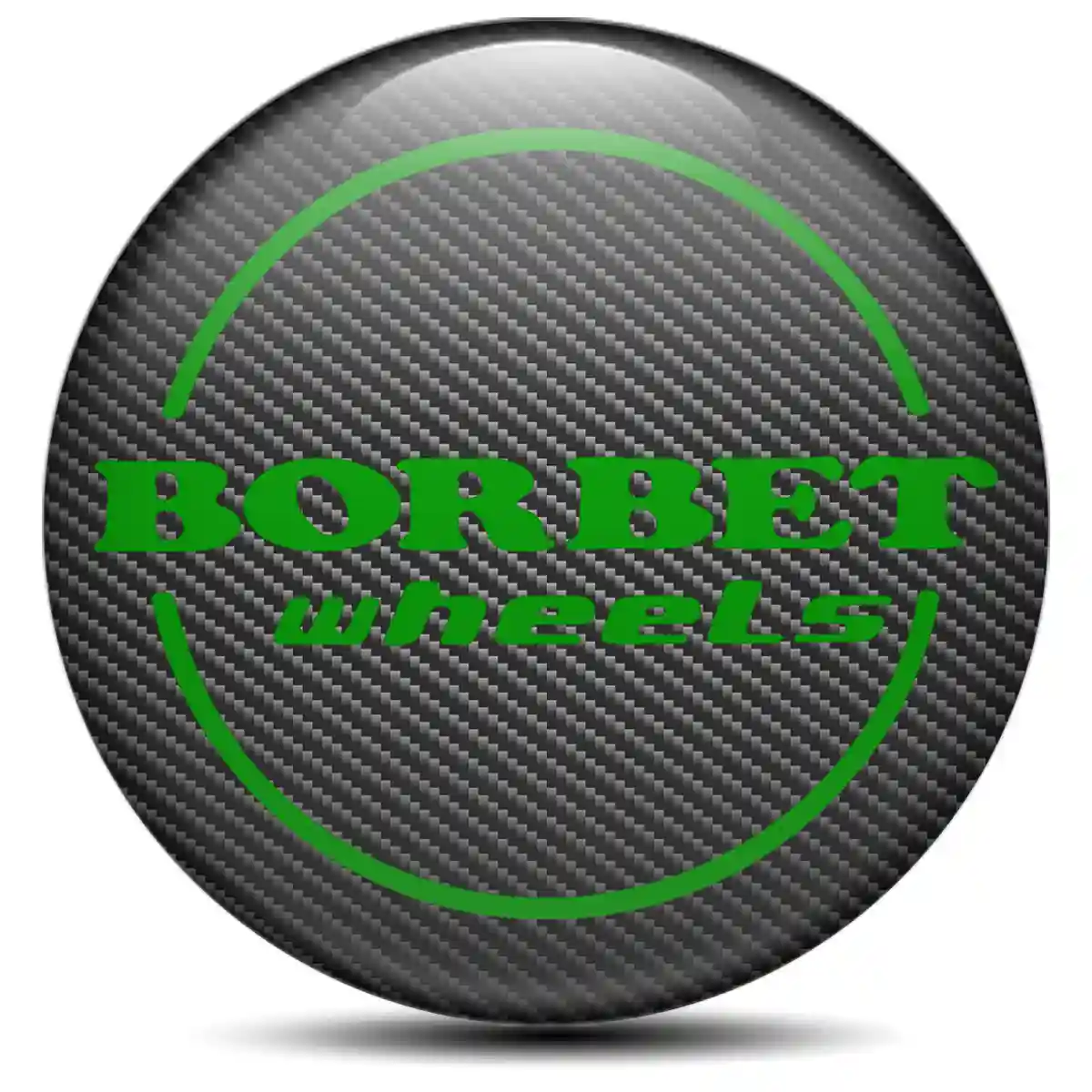 Borbet Logo Silicone Emblem High Quality