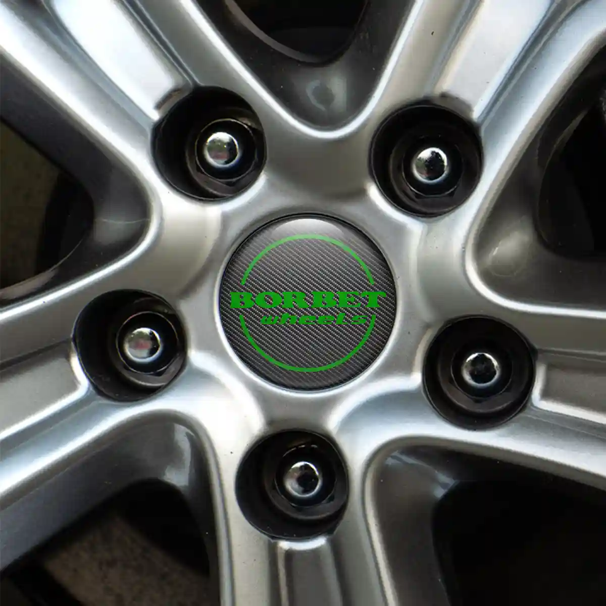 Borbet Logo Silicone Emblem High Quality