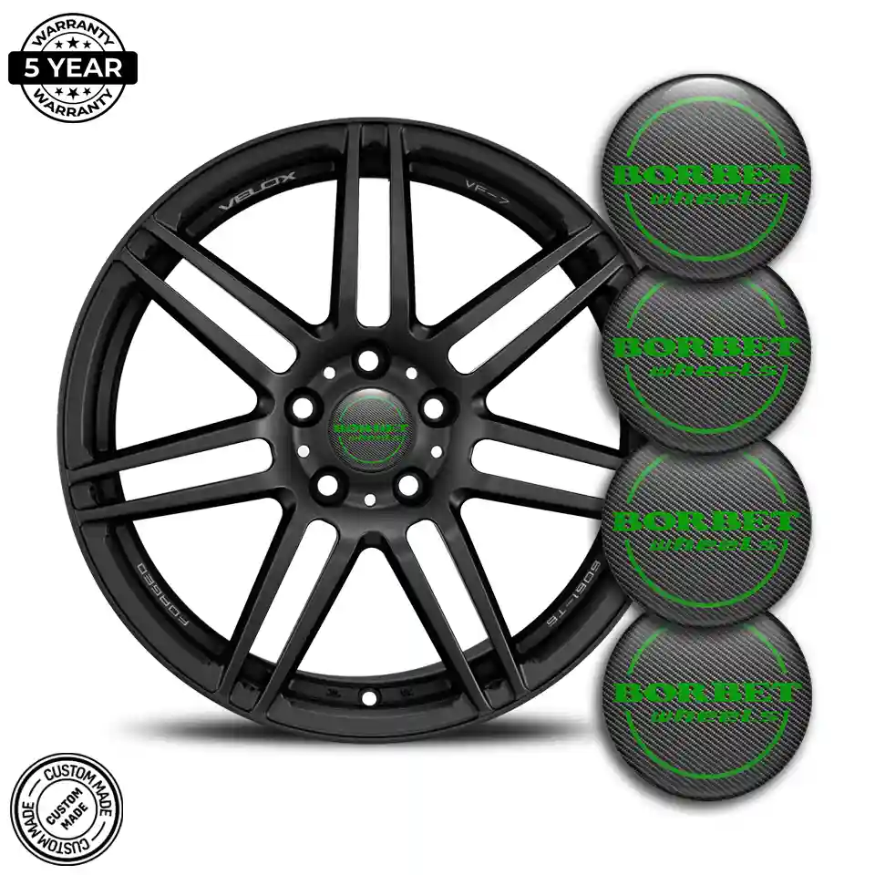 Borbet Logo Silicone Emblem High Quality